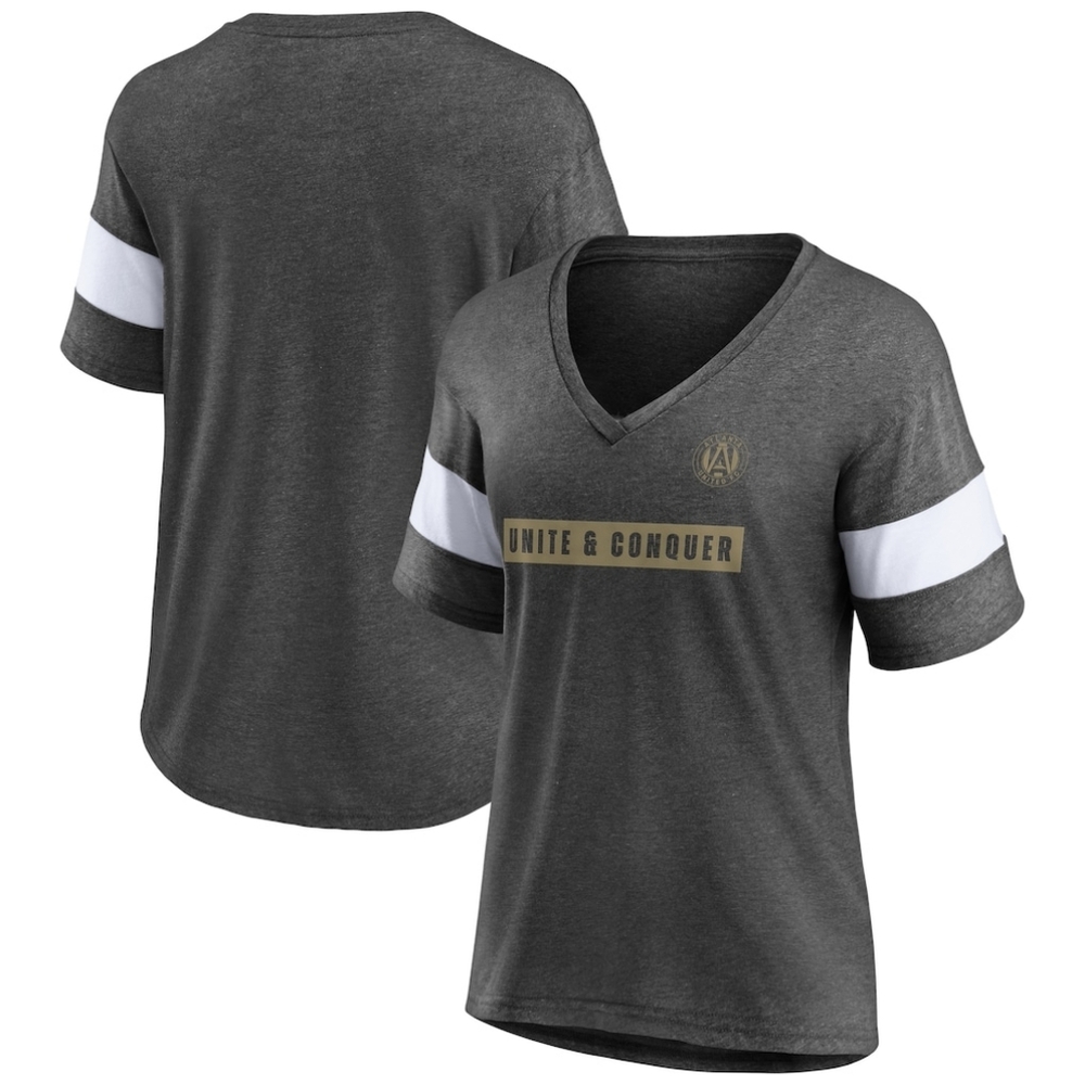 Women's Atlanta United FC "Unite & Conquer" V-Neck T-Shirt